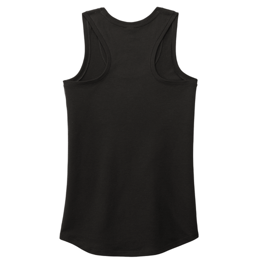 Classic Sunshine's Hot Dog Tee - Ladies Racerback Tank (Black)
