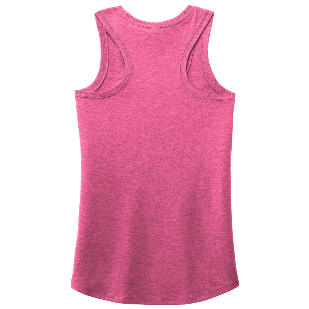 Classic Sunshine's Hot Dog Tee - Ladies Racerback Tank (Pink)