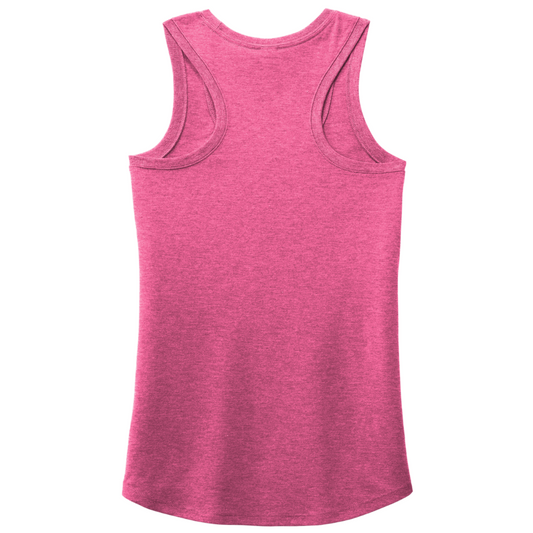 Classic Sunshine's Hot Dog Tee - Ladies Racerback Tank (Pink)